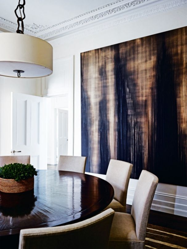 Design Obsession Oversized Art Asylum Blog By Kellie Smith Brown And Black Oversized Art