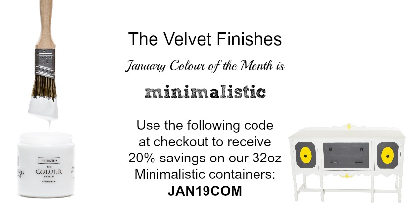 Watch this video tutorial and learn just how to paint chippy white furniture using Velvet Finishes Minimalistic, our January Colour of the Month!